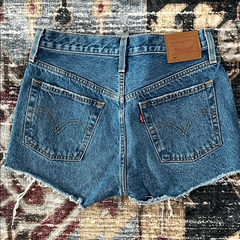 Levi's Blue Denim Jean Shorts